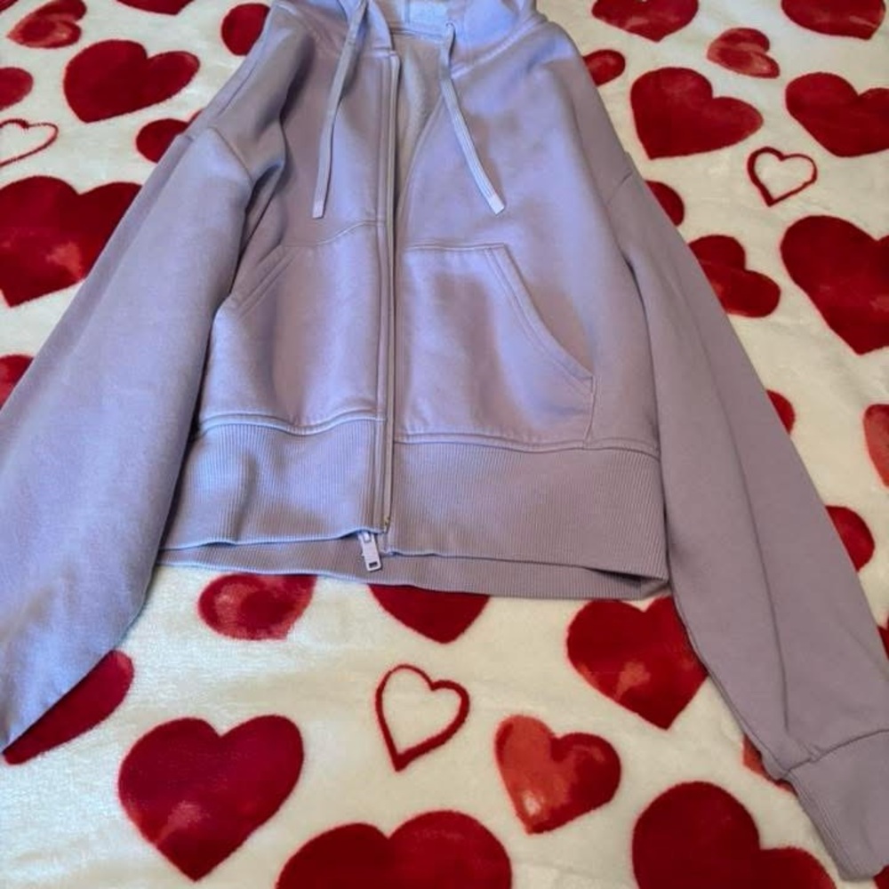 Lavender Zip-Up Hoodie